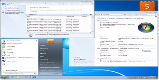 Windows 7 Максимальная SP1 Rus Original x86